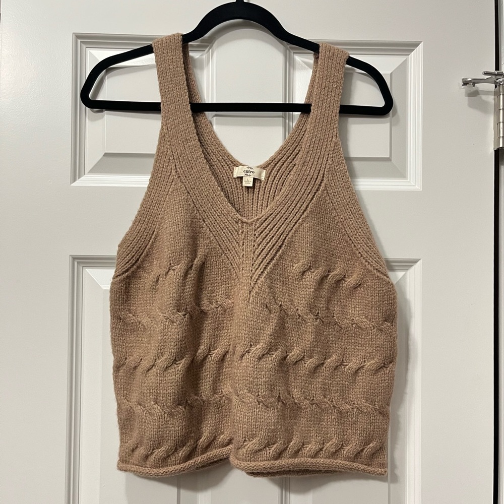 Entropy chunky knit tank